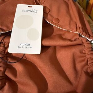 Esembly Rust Cloth Diaper Cover Size 2